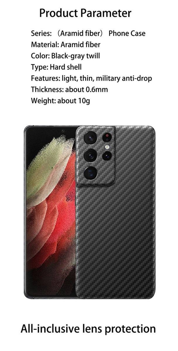 Real Carbon Fiber Phone Case For Samsung Ga;axy S21 Series - Premium Mobile Phone Cases from Dressmycell.com - Just $42.00! Shop now at Dressmycell.com Real Carbon Fiber Phone Case For Samsung Ga;axy S21 Series - Premium Mobile Phone Cases from Dressmycell.com - Just $42.00! Shop now at Dressmycell.com